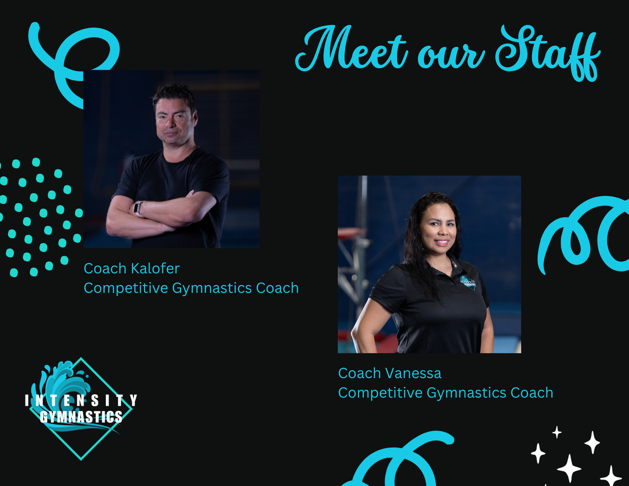 Meet our staff: Coach Kalofer and Coach Vanessa