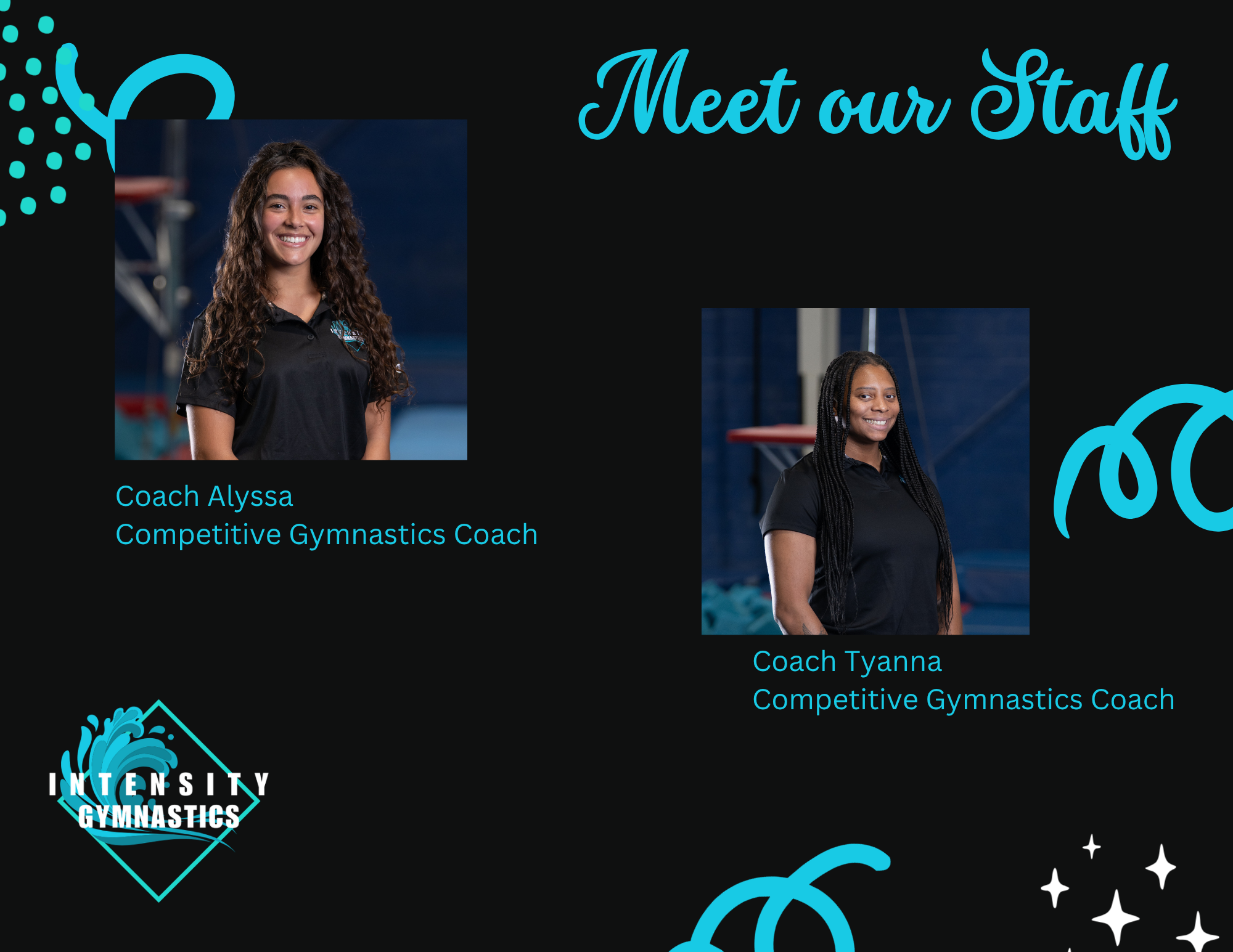 Meet our staff: Coach Alyssa and Coach Tyanna